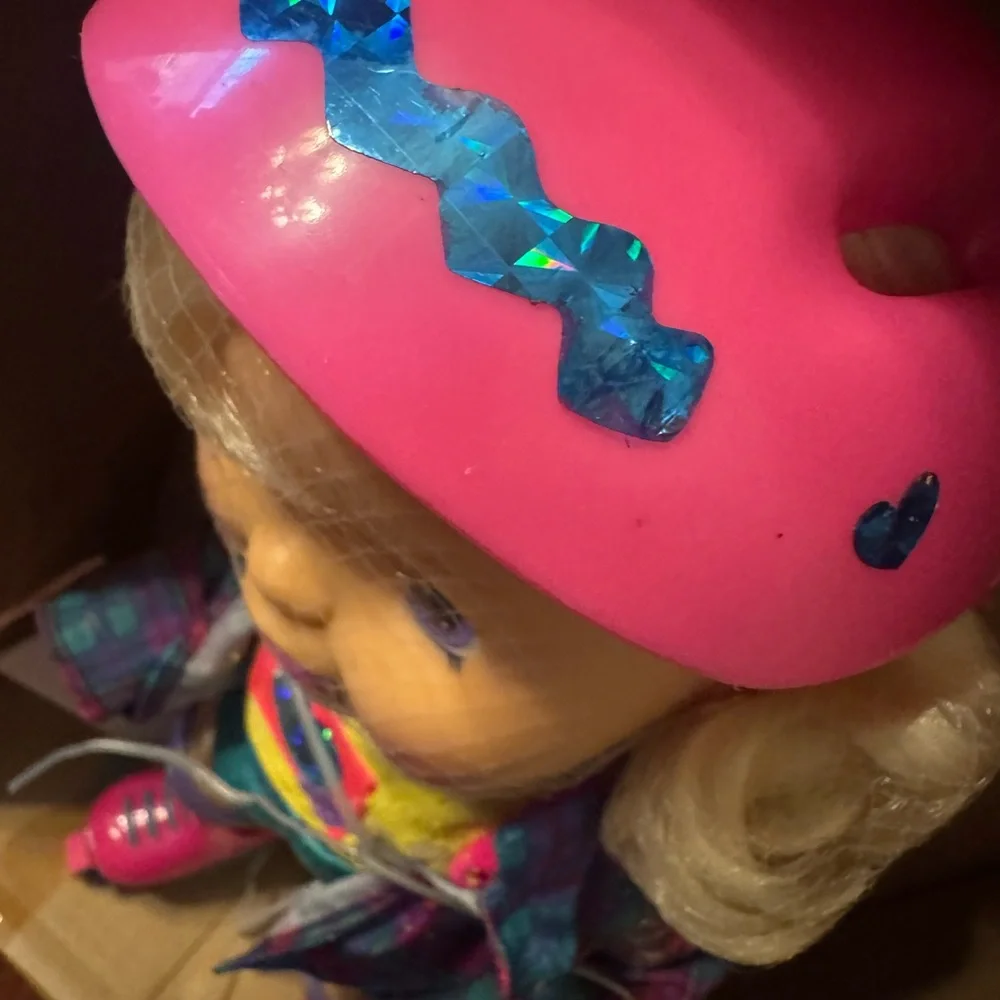 Vintage California Roller Blade Girl Blonde Doll in Box 90s Y2K Skate by Herself